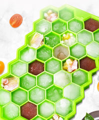 Ice Tray Easy Push Pop Out Square Silicon Ice Cubes Tray