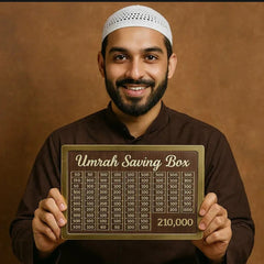 Umrah Saving Box – Secure Money Box for Your Holy Journey